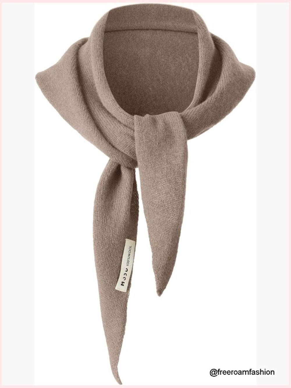 Knitted Wool Triangle Scarf Shawl Wrap Head Scarf Neck Warmer